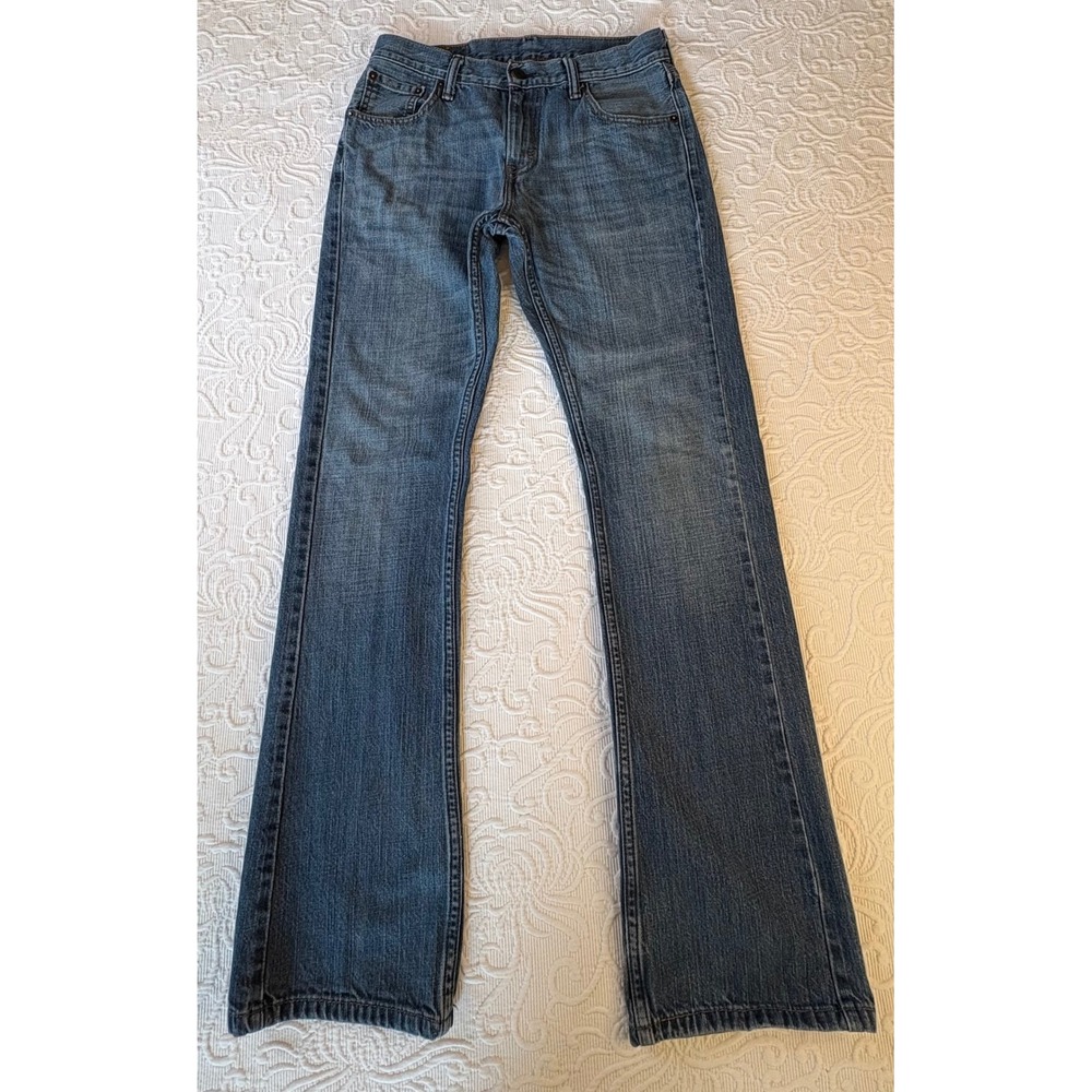 Levis 527 Slim Bootcut Jeans Mens 30x32 Medium Wash Blue Denim 05527-4258